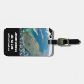 Étiquette À Bagage Floride Oblique, Sur La Côte Sud-Est (Devant horizontal)