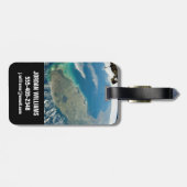 Étiquette À Bagage Floride Oblique, Sur La Côte Sud-Est (Dos horizontal)