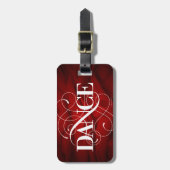 Étiquette À Bagage Flourish de danse (Devant Vertical)