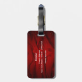 Étiquette À Bagage Flourish de danse (Dos Vertical)