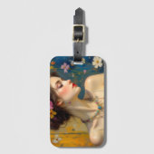 Étiquette À Bagage Flowery (Devant Vertical)