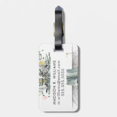 Étiquette À Bagage Flux et croissance II (Dos Vertical)