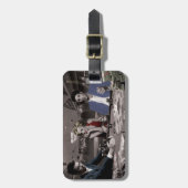 Étiquette À Bagage Flux royal (Devant Vertical)