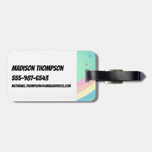 Étiquette À Bagage Fly high Powerpuff (Dos horizontal)