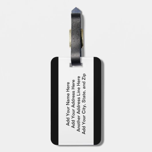 Étiquette À Bagage Focu croient respirent (Dos Vertical)