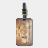 Étiquette À Bagage Foi angélique - ne partez pas à la maison sans (Devant Vertical)