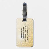 Étiquette À Bagage Foi internationale (Dos Vertical)