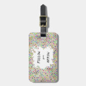 Étiquette À Bagage Folk deinem Pfeil (Devant Vertical)