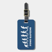 Étiquette À Bagage Fomo Sapiens (Devant Vertical)