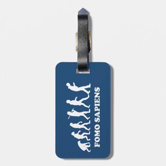 Étiquette À Bagage Fomo Sapiens (Dos Vertical)