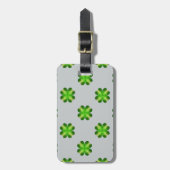 Étiquette À Bagage Fond de trèfle de la Saint-Patrick (Devant Vertical)