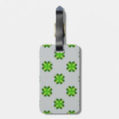 Étiquette À Bagage Fond de trèfle de la Saint-Patrick (Dos Vertical)