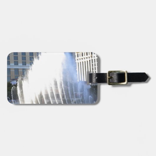 Étiquette À Bagage Fontaines et architecture le long du streptocoque (Devant horizontal)