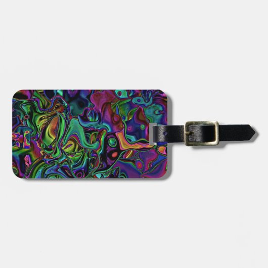 Étiquette À Bagage Fonte cérébrale (Devant horizontal)