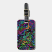 Étiquette À Bagage Fonte cérébrale (Devant Vertical)