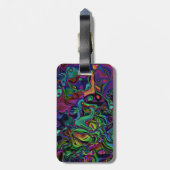 Étiquette À Bagage Fonte cérébrale (Dos Vertical)