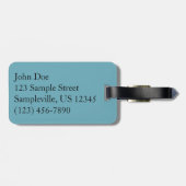 Étiquette À Bagage Fonte glaciaire Photographie de la nature Abstrait (Dos horizontal)