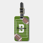 Étiquette À Bagage Football (Devant Vertical)