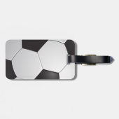 Étiquette À Bagage Football (Dos horizontal)