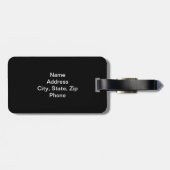 Étiquette À Bagage Football américain de soccer ou d'association (Dos horizontal)