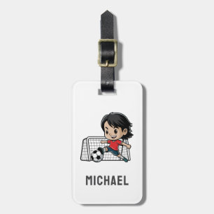 Étiquette À Bagage Football de balle de football moderne tendance per