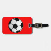 Étiquette À Bagage Football de balle de soccer (Devant horizontal)