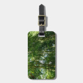 Étiquette À Bagage Forest of Palm Trees Tropical Nature (Devant Vertical)