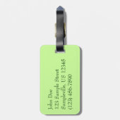 Étiquette À Bagage Forest of Palm Trees Tropical Nature (Dos Vertical)