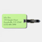 Étiquette À Bagage Forest of Palm Trees Tropical Nature (Dos horizontal)