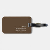 Étiquette À Bagage Forêt (Dos horizontal)