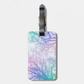 Étiquette À Bagage Forêt de pixel (Dos Vertical)