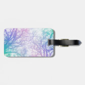 Étiquette À Bagage Forêt de pixel (Dos horizontal)
