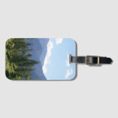 Étiquette À Bagage Forêt et Montana Vue Pittoresque (Devant Horizontal)