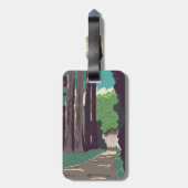Étiquette À Bagage Forêt japonaise (Dos Vertical)