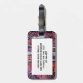 Étiquette À Bagage Forêt magique (Dos Vertical)