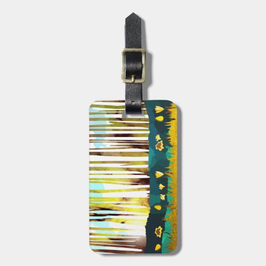 Étiquette À Bagage Forêt matinale (Devant Vertical)