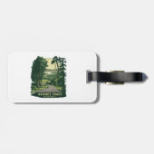 Étiquette À Bagage Forêt Mississippi de Natchez Trace Parkway (Dos horizontal)