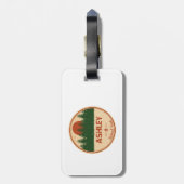 Étiquette À Bagage Forêt nationale d'Ashley (Dos Vertical)