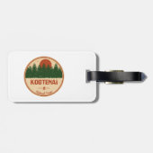 Étiquette À Bagage Forêt nationale de Kootenai (Dos horizontal)