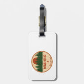 Étiquette À Bagage Forêt nationale de Malheur (Dos Vertical)