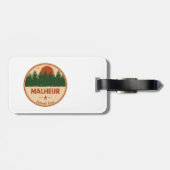 Étiquette À Bagage Forêt nationale de Malheur (Dos horizontal)