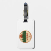 Étiquette À Bagage Forêt nationale de Sequoia (Dos Vertical)