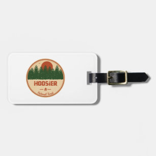 Étiquette À Bagage Forêt nationale d'Hoosier