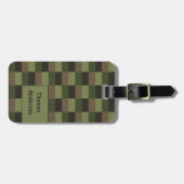 Étiquette À Bagage Forêt profonde Combiner les deux côtés (Devant horizontal)