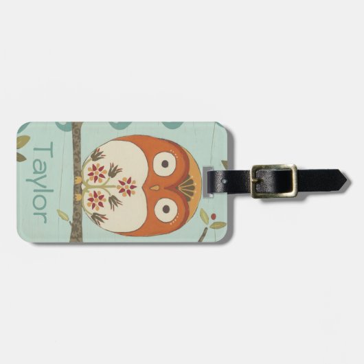 Étiquette À Bagage Forêt Whimsy I (Devant horizontal)