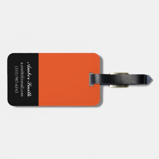 Étiquette À Bagage Forêt Whimsy IV (Dos horizontal)