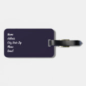 Étiquette À Bagage Forme d'état des étoiles de nuit Texas (Dos horizontal)