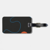 Étiquette À Bagage Formes simples, art du milieu du siècle (Dos horizontal)