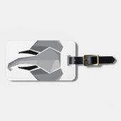 Étiquette À Bagage Formes simples Géométrie Tête d'éléphant (Devant horizontal)