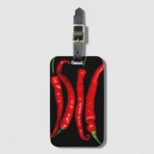 Étiquette À Bagage Four Red Chilies bc ltcna (Devant Vertical)